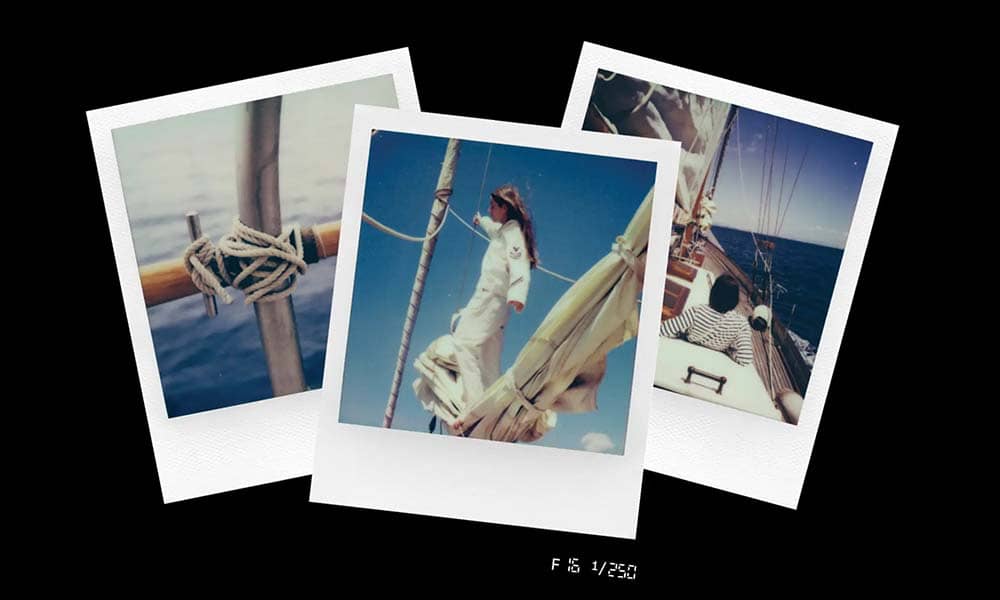 Tres Fotografías instantáneas tomadas con la Polaroid I-2