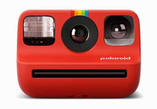 Polaroid Go Gen 2 en color rojo vista frontal