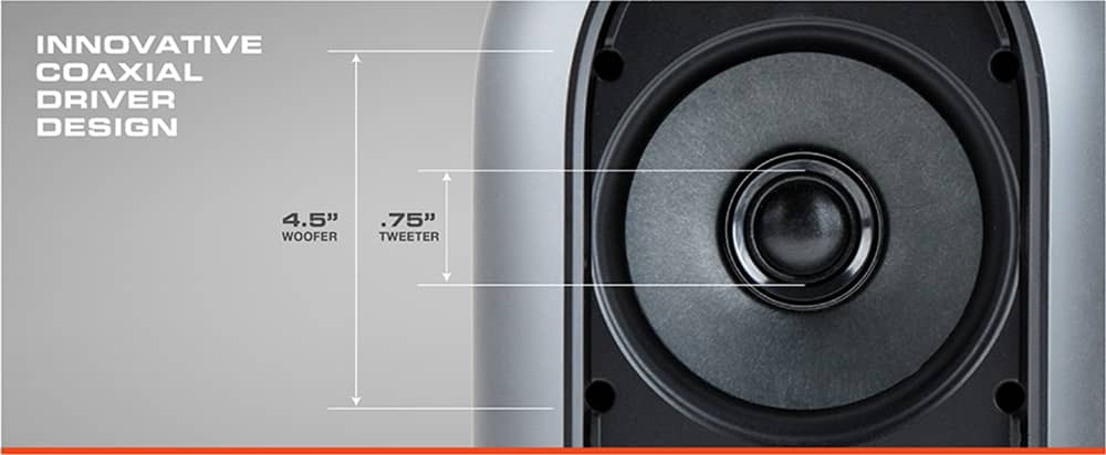 Woofer y tweeter de los Monitores 104 SET-BT