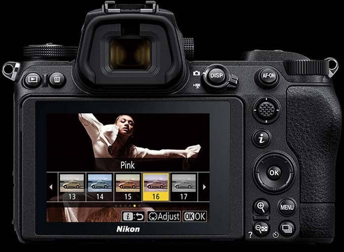 Nikon Z6 II Cámara Digital sin espejo vista posterior