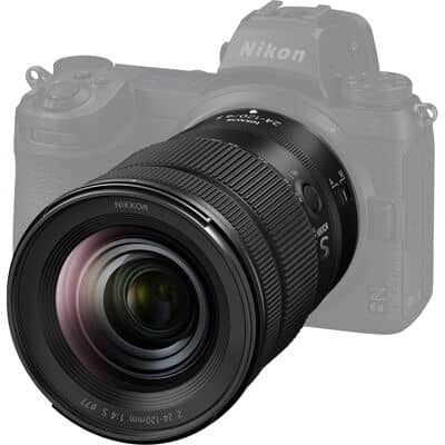 Nikon Z8 Cámara Digital con lente 24-120mm vista de perifl