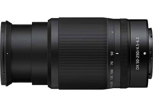 Nikon Objetivo NIKKOR Z DX 50-250mm vista perfil