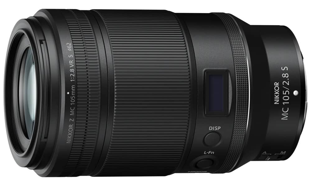 NIKKOR Z MC 105mm Nikon Lente Macro vista lateral