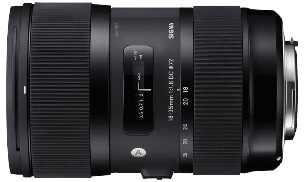 Sigma 16mm f/1.4 DC DN Objetivo Contemporary Micro 4/3 vista lateral