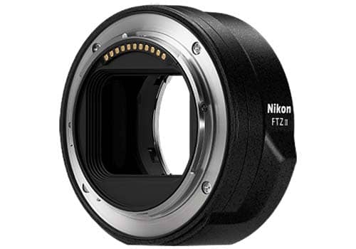 Nikon FTZ II Adaptador de montura vista de perfil
