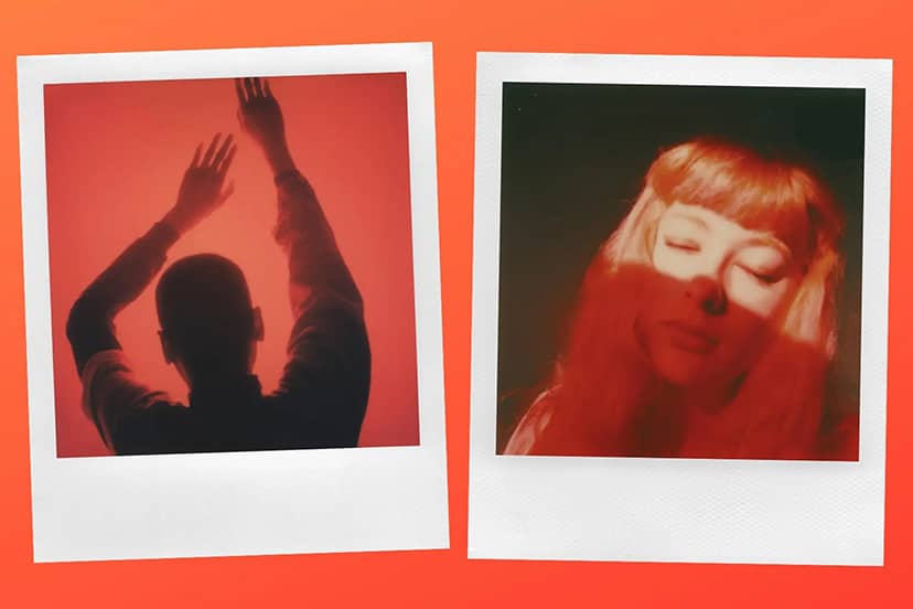 Dos fotografías Color i-Type