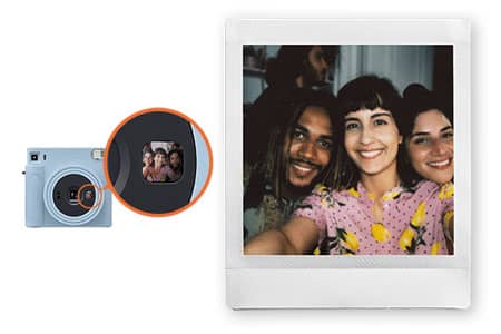 Modo Selfie de la Instax Square SQ1 Cámara de Película Instantánea