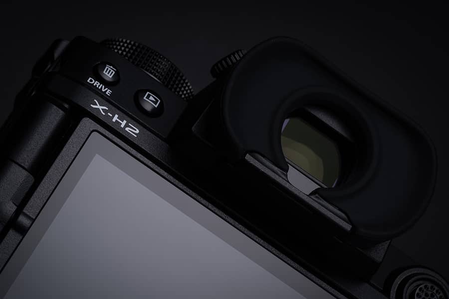 Visor electrónico de la X-H2
