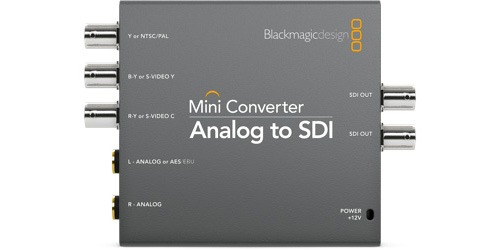 Mini Converter Analog a SDI vista frontal