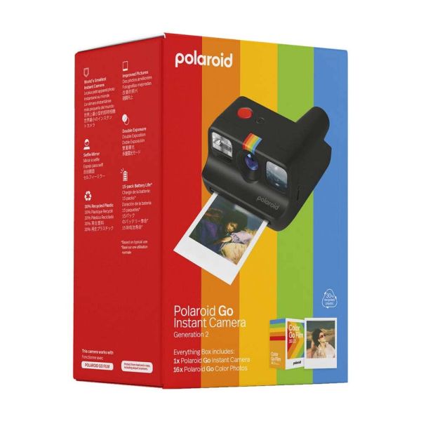 Polaroid Go Gen 2 E-Box Cámara Instantánea (Negro)