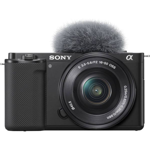 Sony ZV-E10 Cámara sin espejo con objetivo de 16-50 mm (negro)