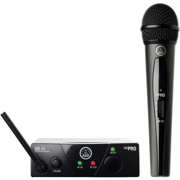 AKG WMS 40 Mini Vocal Set Sistema de micrófono inalámbrico de mano (Banda:  US45-B)