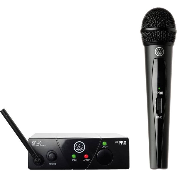 AKG WMS40 Mini Single Vocal Sistema de micrófono inalámbrico (Banda: US25C)