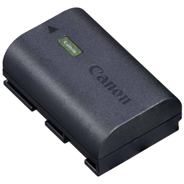 Canon LP-E6NH Batería de iones de litio vista de perfil