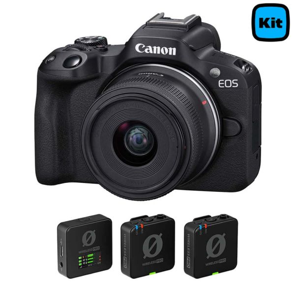 Canon EOS R50 y Combo Audiovisual