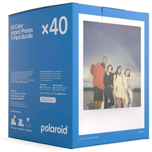 Polaroid Color 600 Película Instantánea (5-Pack, 40 exp)