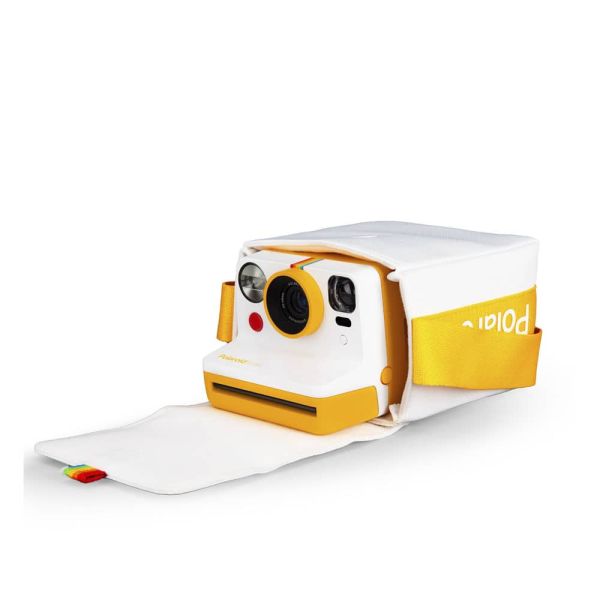 Polaroid Original bolso para cámara Polaroid Now (Blanco / Amarillo)