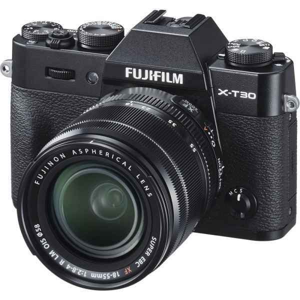 Fujifilm X-T30 Cámara Digital Mirrorless con lente 18-55 mm (Negra)