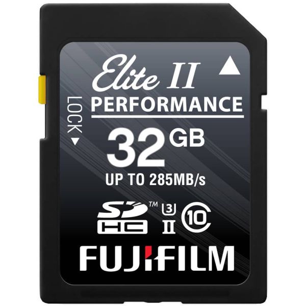 FUJIFILM Elite II Performance Tarjeta de memoria UHS-II de 32 GB