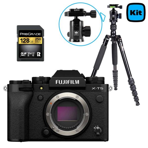 Fujifilm X-T5 Cámara Digital y Combo Avanzado de Fotografía
