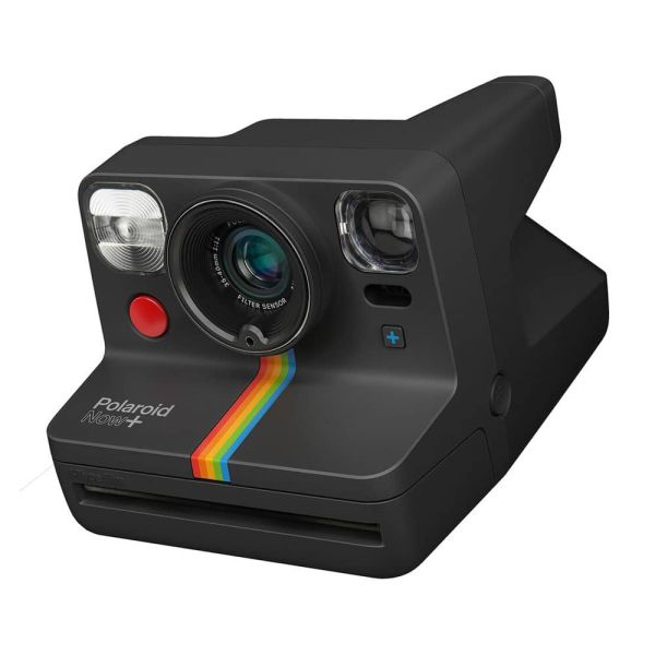  Polaroid Now - Cámara instantánea tipo I de 2ª generación +  paquete de películas, cámara ahora negra + 16 fotos en color (6248) :  Electrónica
