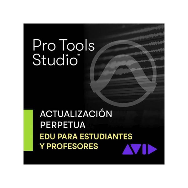 Avid Pro Tools Studio Licencia Perpetua - Renovación de Soporte Anual (Estudiante/profesor de educación, descarga)