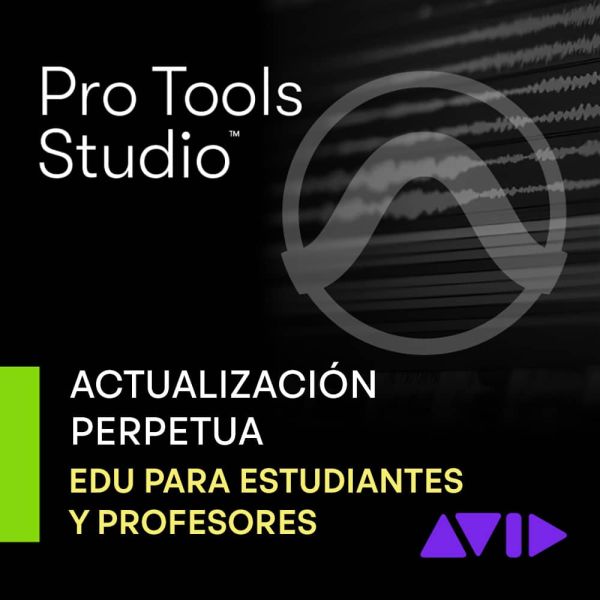 Avid Pro Tools Studio Licencia Perpetua - Renovación de Soporte Anual (Estudiante/profesor de educación, descarga)