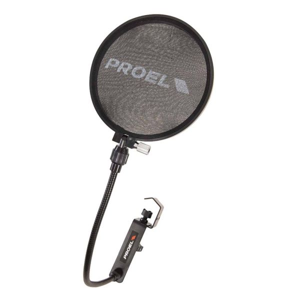 Proel APOP50 Filtro Antipop Con Brazo Flexible para Micrófono