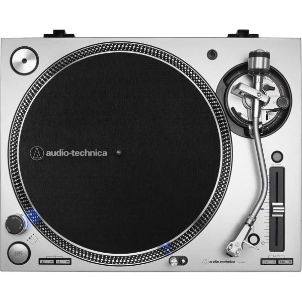 Audio-Technica AT-LP140XP Tornamesa profesional para DJ Direct Drive (Silver)