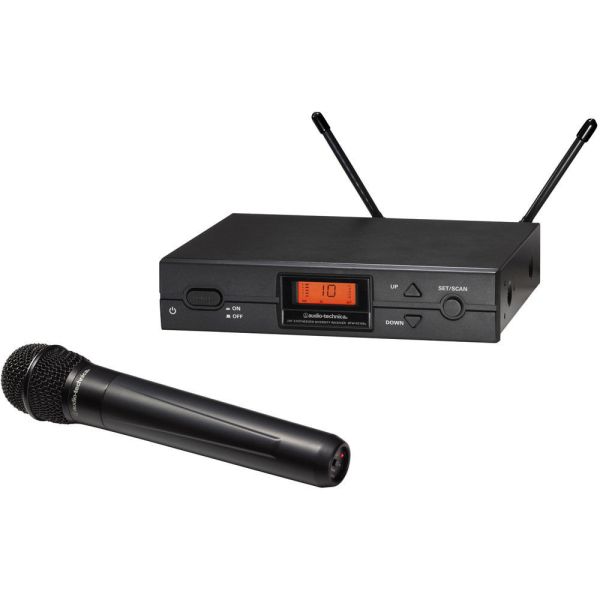Audio-Technica ATW-2120bI Sistema de micrófono de mano inalámbrico (Banda I: 487.125 to 506.500M Hz)