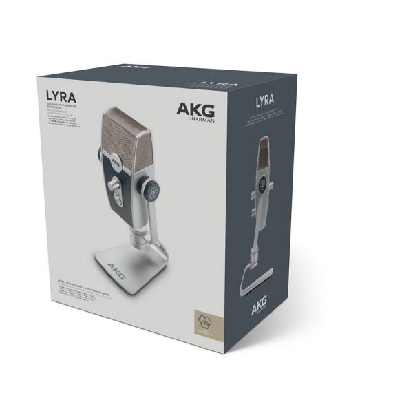 AKG Lyra Micrófono condensador multipatrón USB