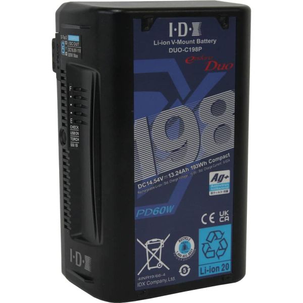 IDX DUO-C198P de 193Wh Batería de iones de litio de alta carga