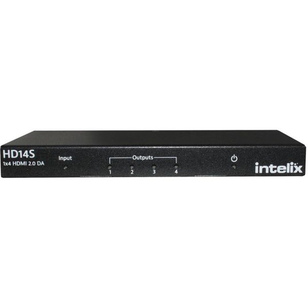 Intelix 1x4 HDMI 2.0 Distribuidor amplificado con HDCP 2.2