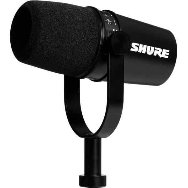 Shure MV7 Micrófono para podcast (negro)