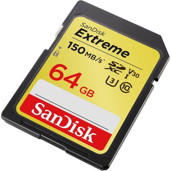 SanDisk Tarjeta de memoria Extreme UHS-I SDXC de 64 GB