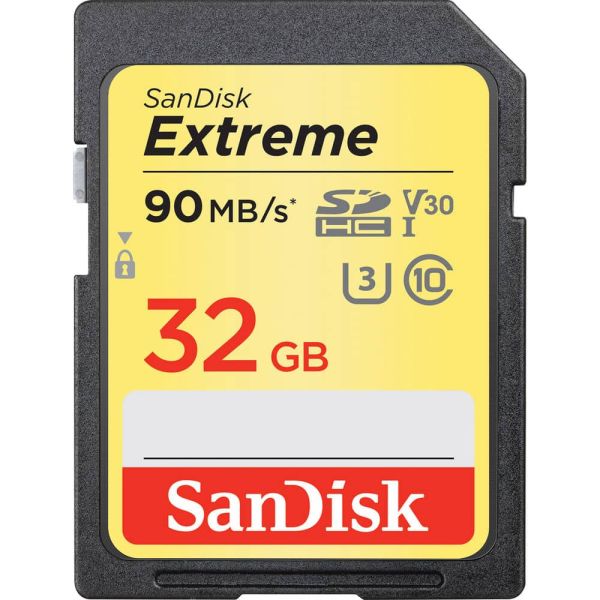 SanDisk Tarjeta de memoria SDXC Extreme UHS-I de 32 GB