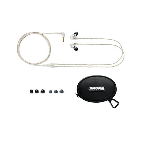 Shure SE215 Auriculares Profesionales con aislamiento acústico (transparentes)