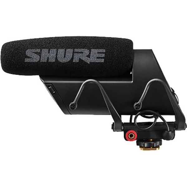 Shure VP83F LensHopper Micrófono de cañón con grabador de audio integrado