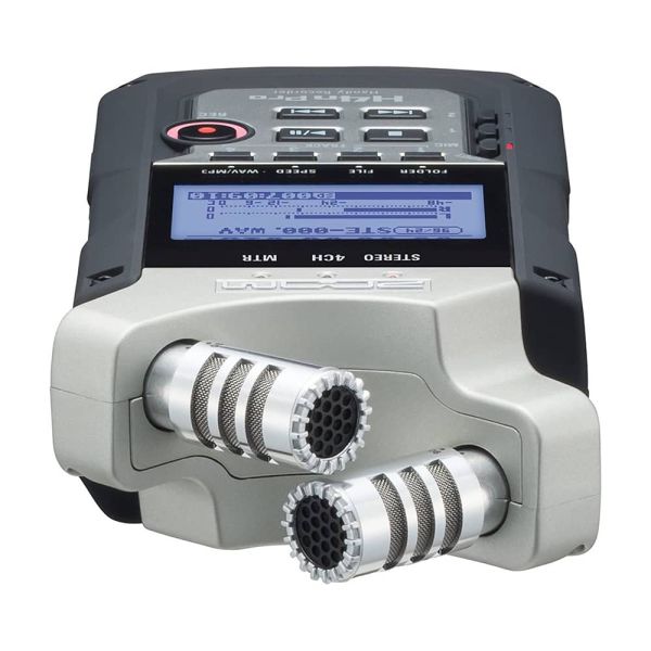Zoom H4n Pro Grabador portátil de 4 entradas / 4 pistas con cápsula de micrófono X/Y (silver)