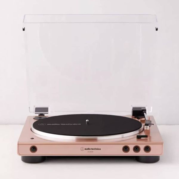Audio-Technica AT-LP60XBT Tornamesa estéreo con Bluetooth (Pink Gold) Edición Limitada