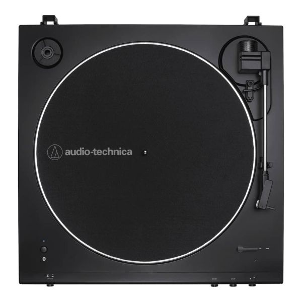 Audio-Technica AT-LP60XSPBT Tocadiscos estéreo y kit de altavoz Bluetooth (Negro)