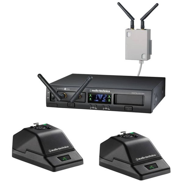 Audio-Technica ATW-1377 Sistema de transmisor inalámbrico digital de cuello de cisne (2.4 GHz)