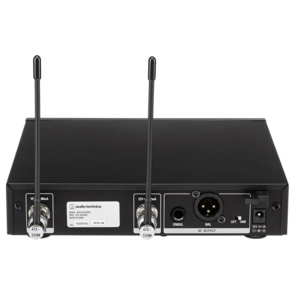 Audio-Technica ATW-3211 Sistema de Micrófono Inalámbrico Bodypack (EE1: 530 a 590 MHz)