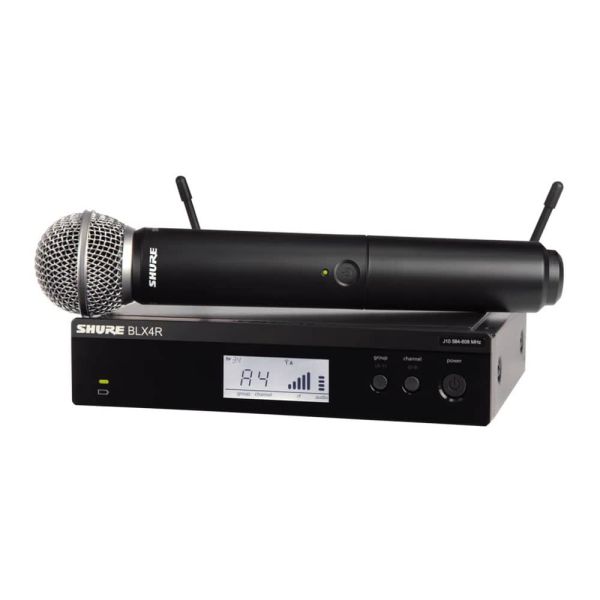 Shure BLX24R/SM58 Sistema de micrófono inalámbrico con cápsula SM58 (H9: 512 a 542 MHz)
