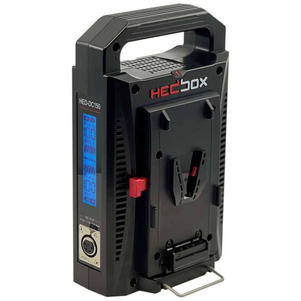 Hedbox HED-DC150V Cargador de Batería Dual Digital V-Mount