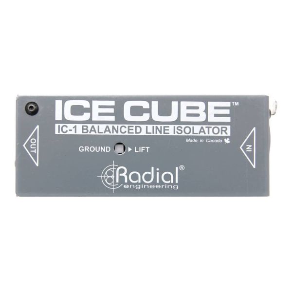 Radial Aislador de línea Balanceada y Eliminador de Zumbidos IceCube