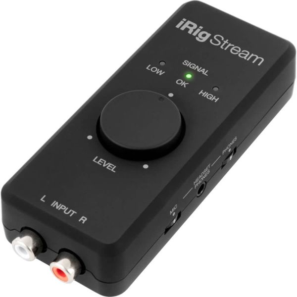 IK Multimedia iRig Stream Interfaz de audio de 2 canales para dispositivos móviles