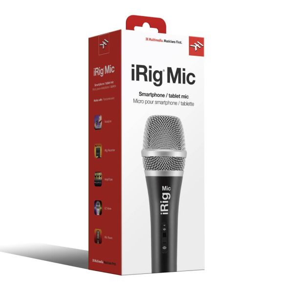 IK Multimedia iRig Mic Micrófono de mano para dispositivos móviles
