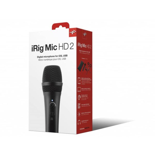 IK Multimedia iRig Mic HD 2 Micrófono digital de condensador