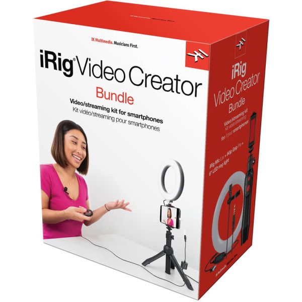 IK Multimedia iRig Video Creator Bundle Configuración de streaming todo en uno